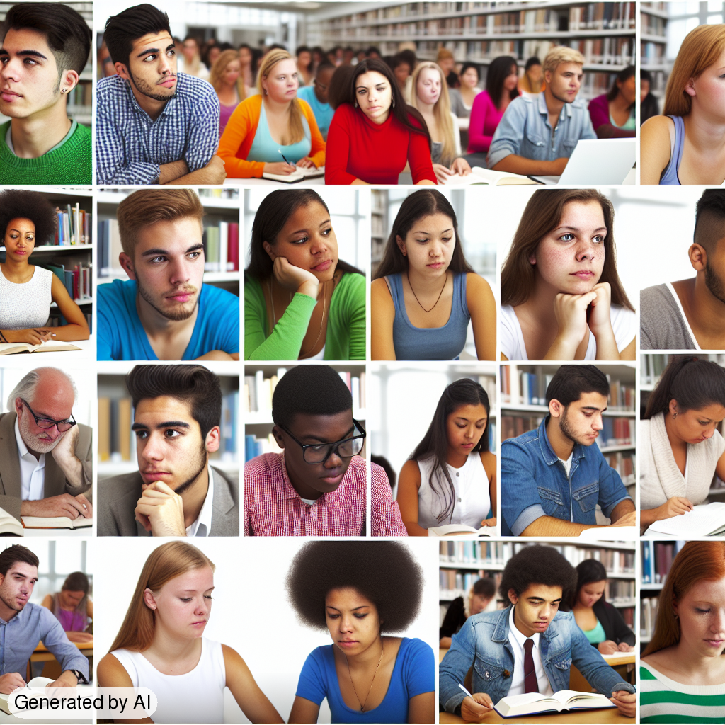Students Learning at D'Youville University - Generated by AI